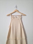 Crochet Knit Cotton Romper (M)