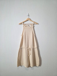 Crochet Knit Cotton Romper (M)