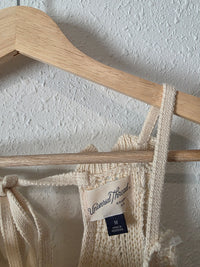 Crochet Knit Cotton Romper (M)