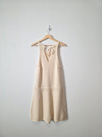 Crochet Knit Cotton Romper (M)