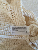 Crochet Knit Cotton Romper (M)