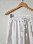 Cotton Gauze Wide Leg Pants (S)