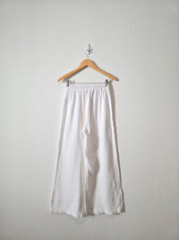 Cotton Gauze Wide Leg Pants (S)