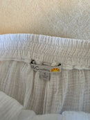 Cotton Gauze Wide Leg Pants (S)