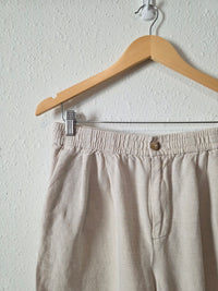 Madewell Linen Blend Straight Pants (M)
