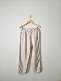 Madewell Linen Blend Straight Pants (M)