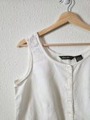 Vintage Linen Cotton Tank (M)