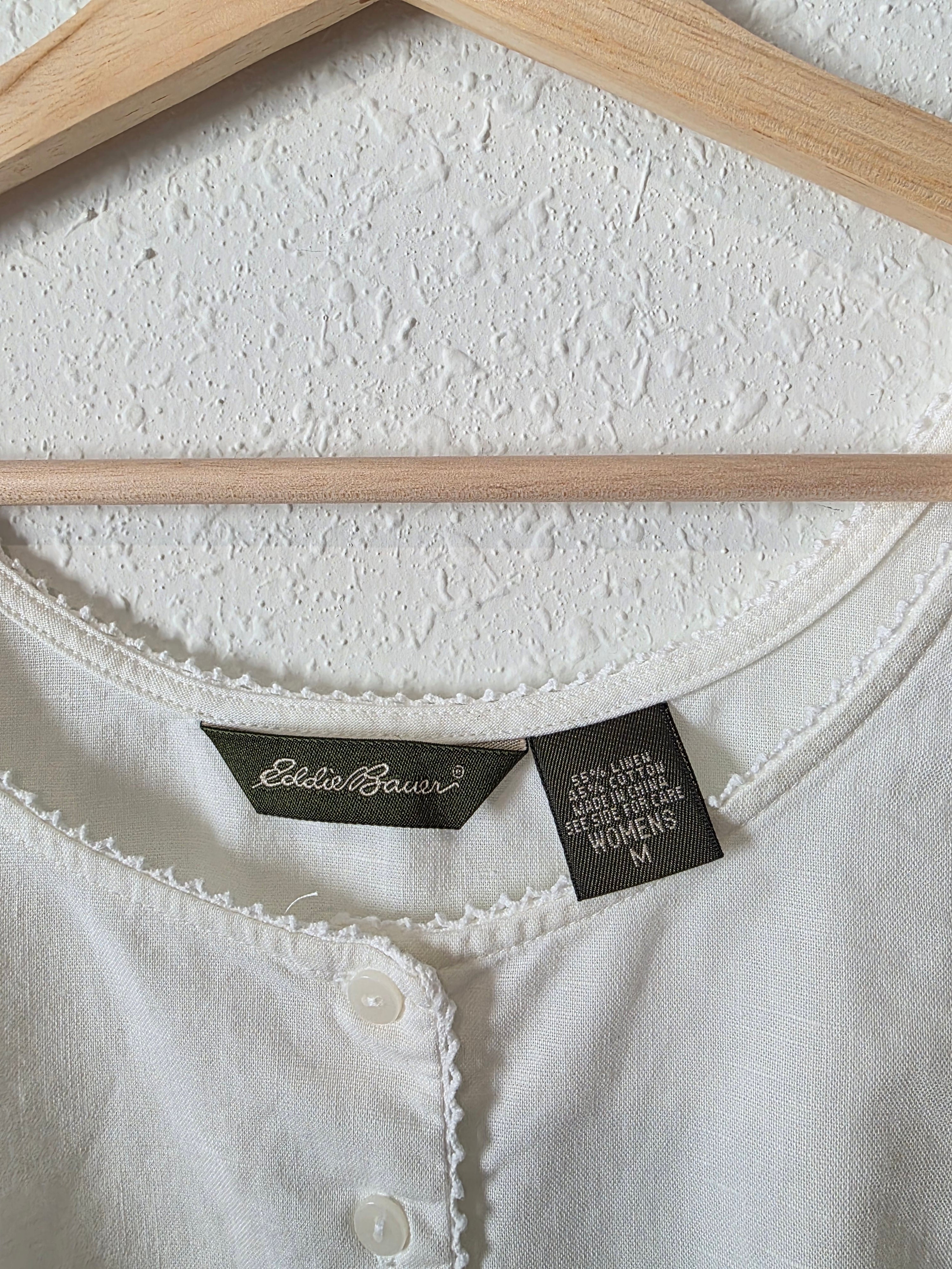 Vintage Linen Cotton Tank (M)