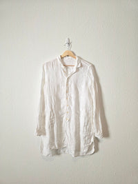 CP Shades Floral Linen Tunic (XS)