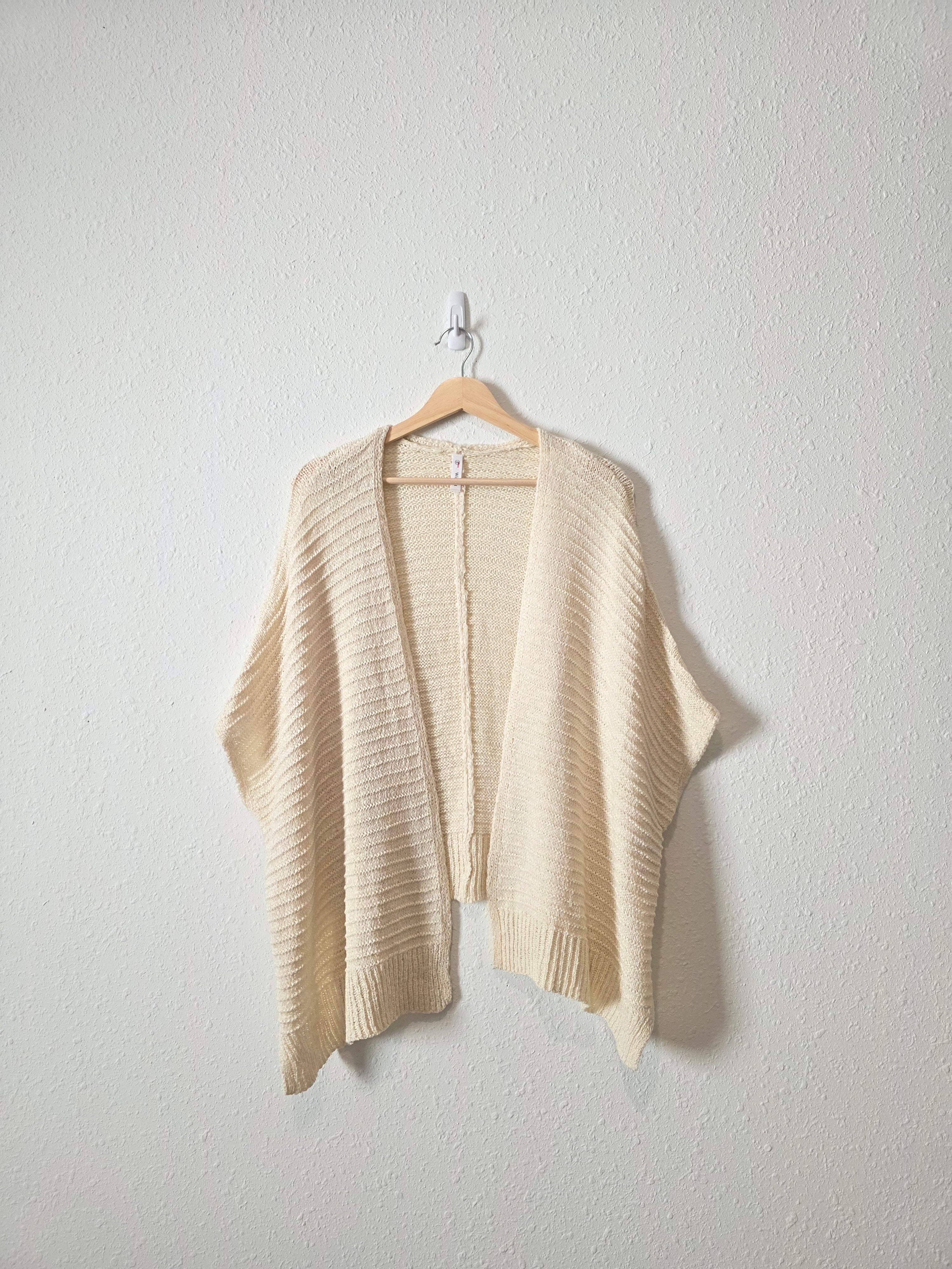 Wishlist Cream Textured Sweater (S/M)