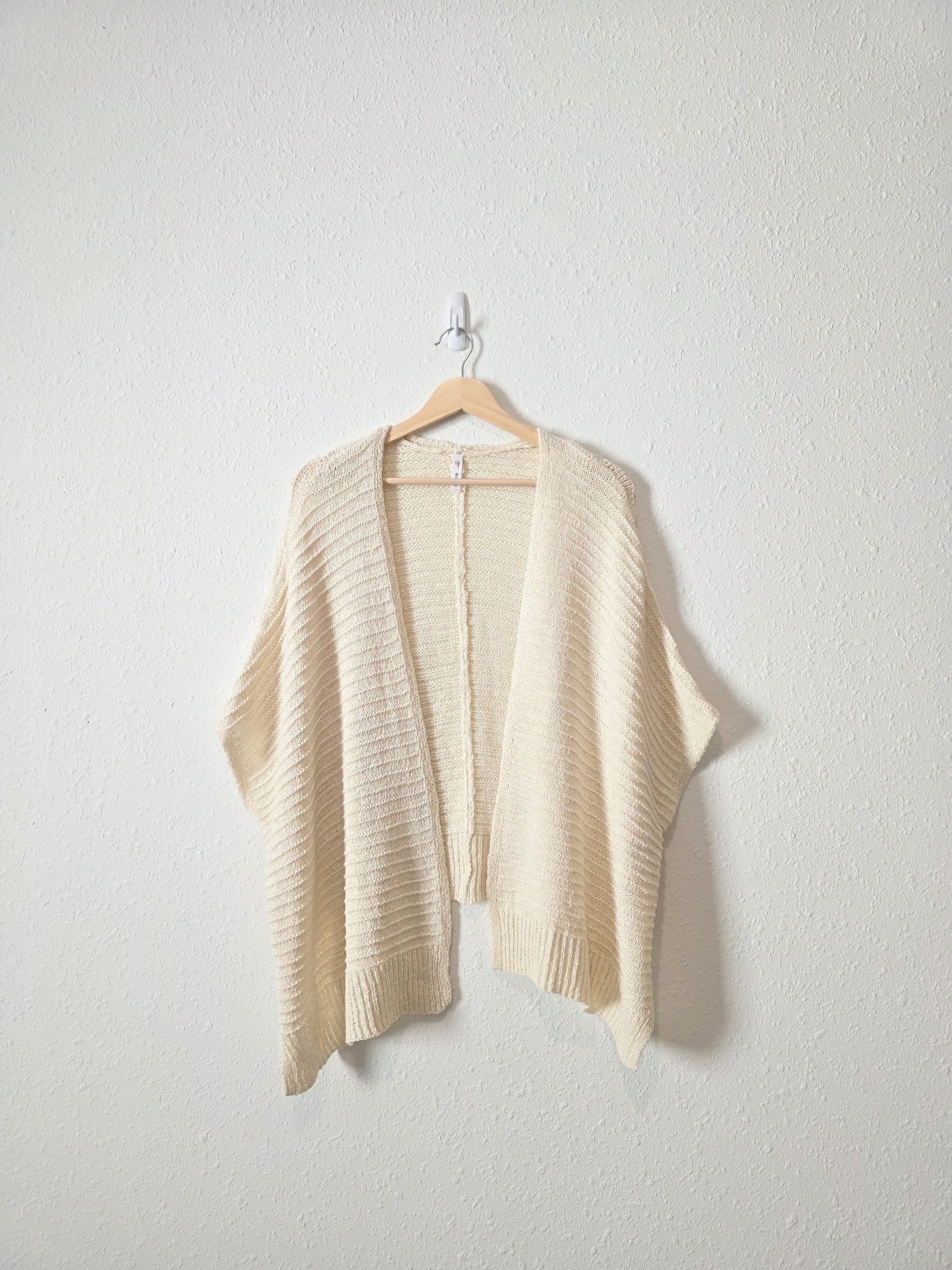 Wishlist Cream Textured Sweater (S/M)