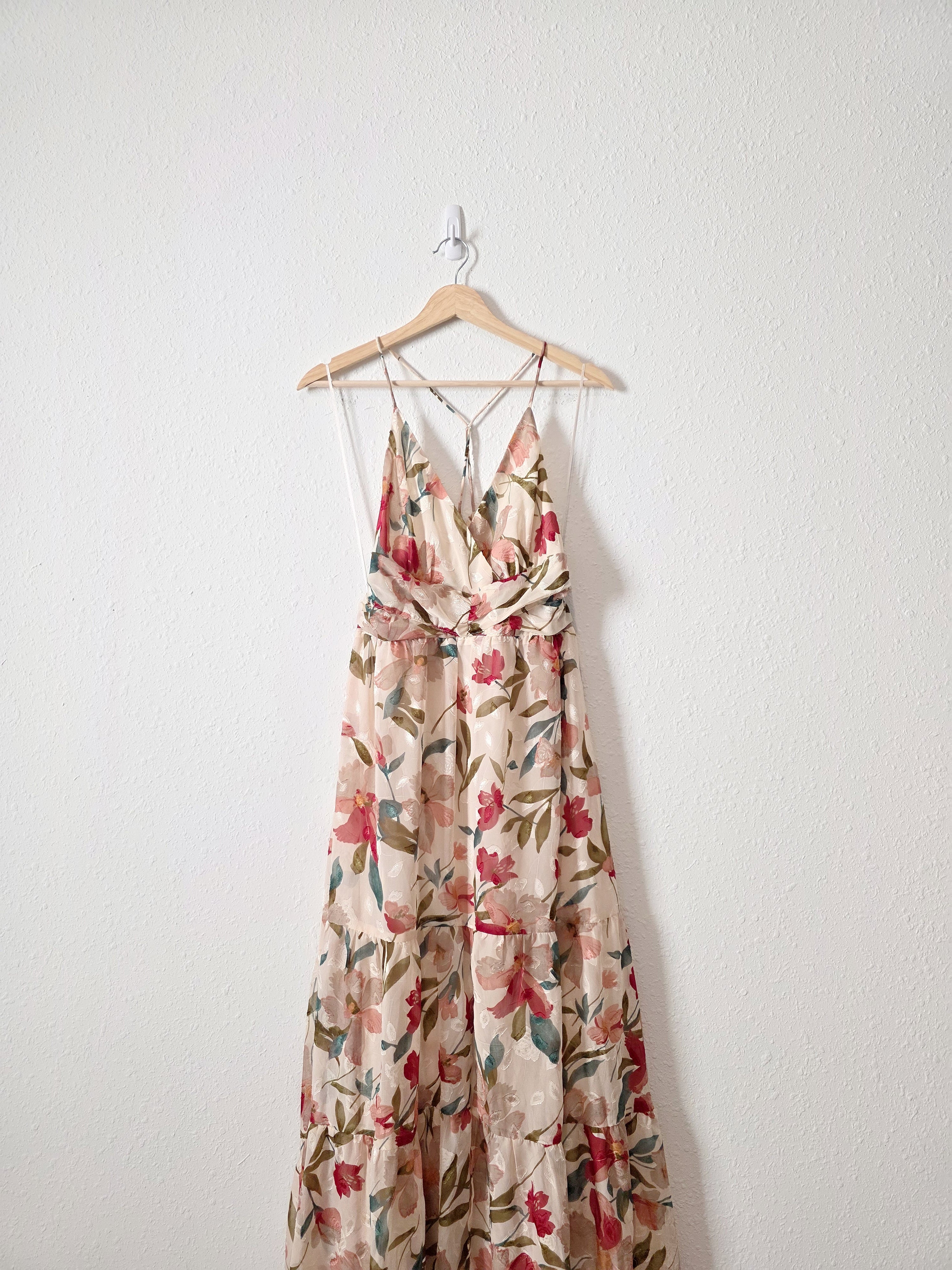 Astr Floral Maxi Dress (L)