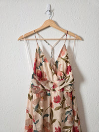 Astr Floral Maxi Dress (L)