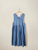 Vintage Cotton Denim Dress (XL/1X)