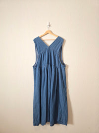 Vintage Cotton Denim Dress (XL/1X)