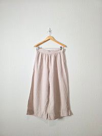 Lou & Grey Linen Wide Leg Pants (S)