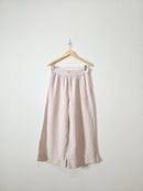 Lou & Grey Linen Wide Leg Pants (S)
