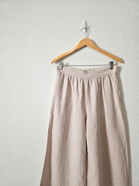 Lou & Grey Linen Wide Leg Pants (S)