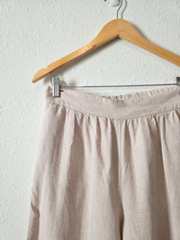 Lou & Grey Linen Wide Leg Pants (S)