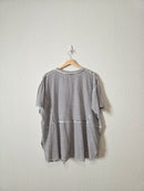 Easel Striped Oversized Tee (M)