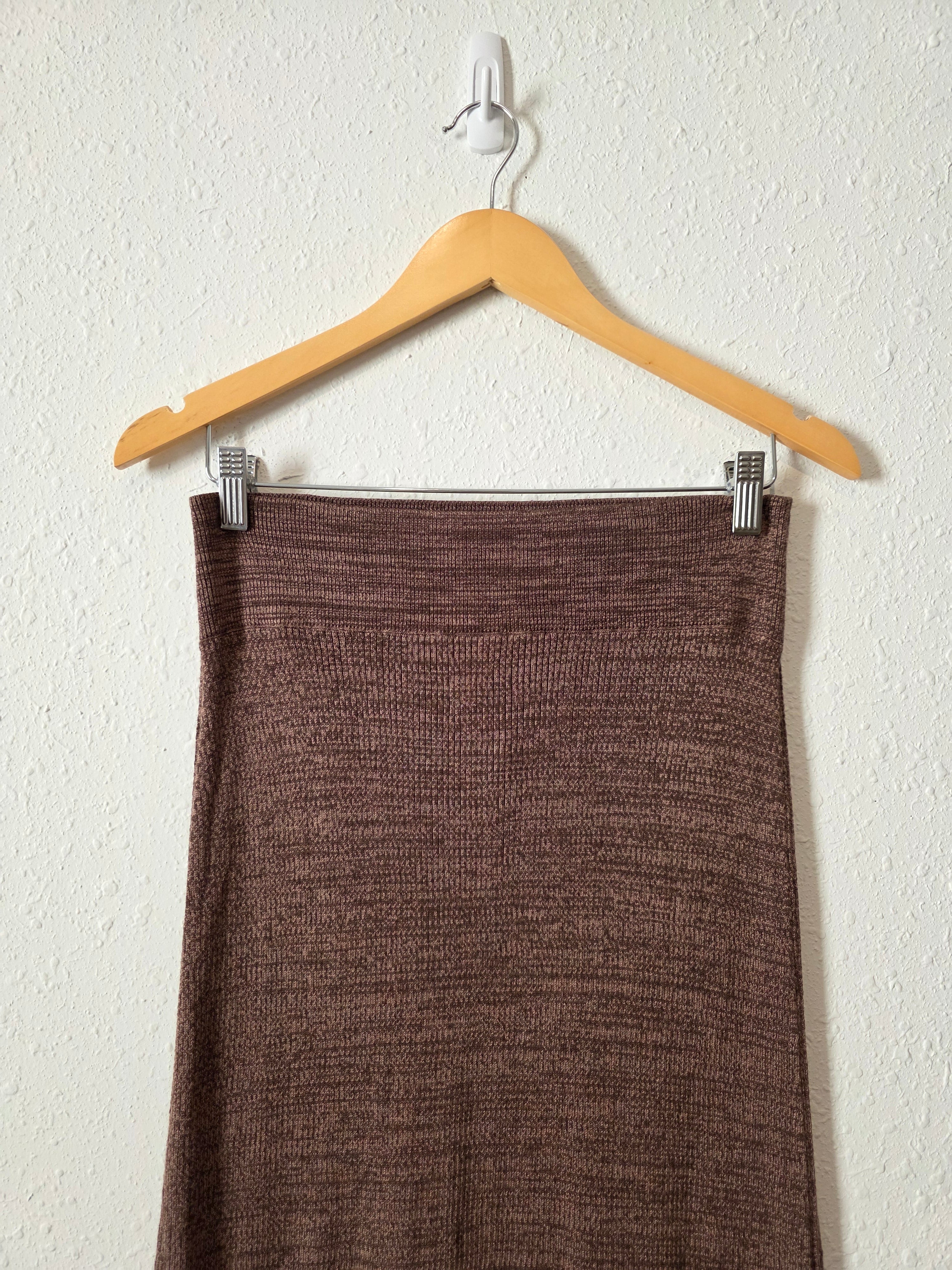 NEW Free People Brown Midi Skirt (S)