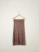 NEW Free People Brown Midi Skirt (S)