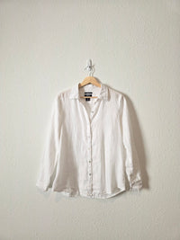 White Linen Button Up (S)