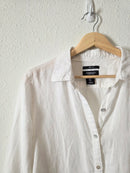 White Linen Button Up (S)