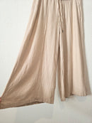Neutral Flowy Wide Leg Pants (L)