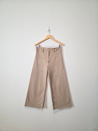 Zara Neutral Wide Leg Jeans (8)