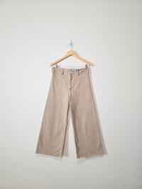 Zara Neutral Wide Leg Jeans (8)