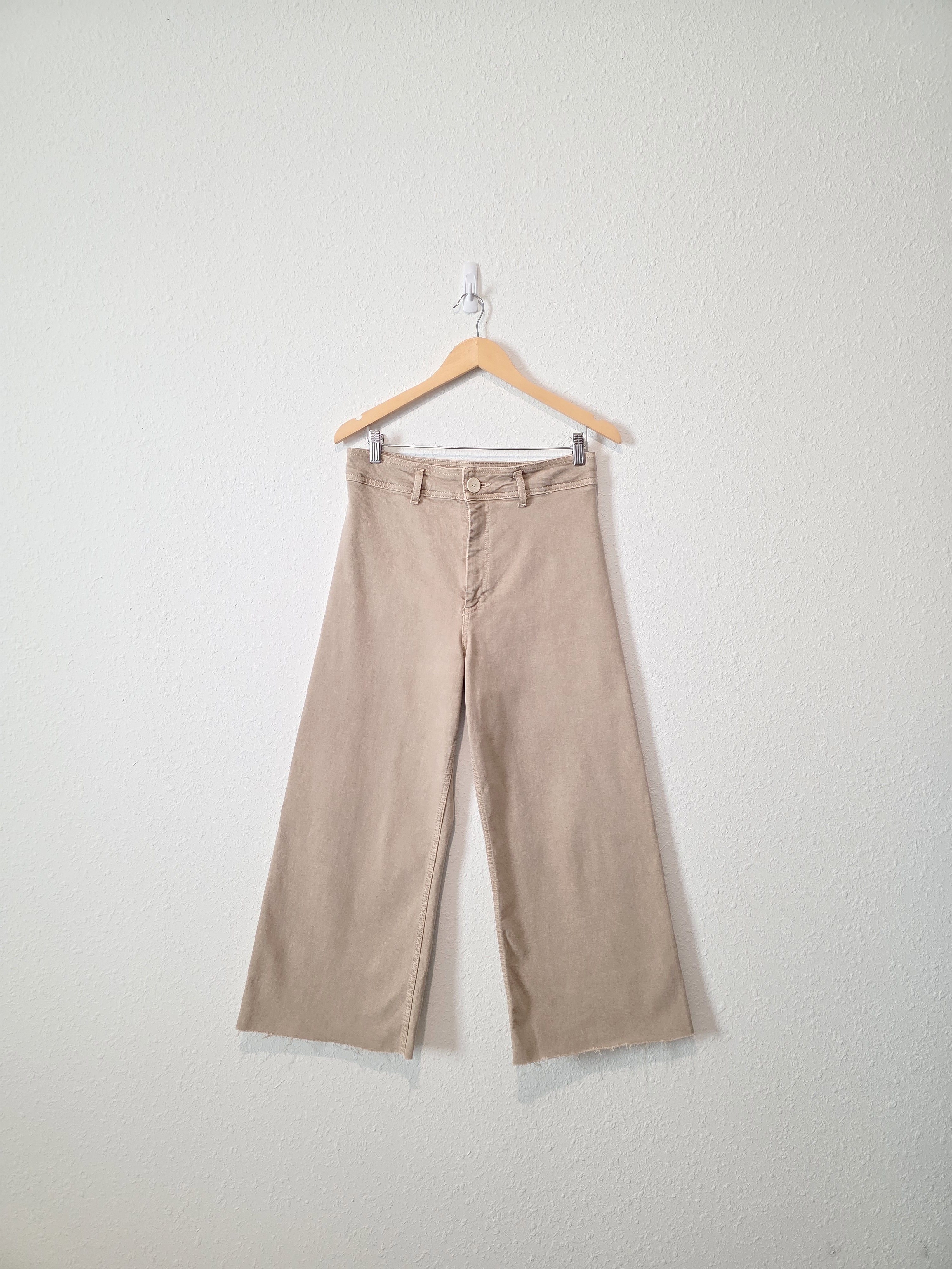 Zara Neutral Wide Leg Jeans (8)