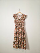Hayden Floral Smocked Midi Dress (M)