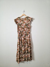 Hayden Floral Smocked Midi Dress (M)