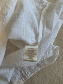 White Ruffle Cottagecore Blouse (S)