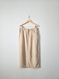 Vintage Eddie Bauer Linen Skirt (L)