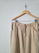 Vintage Eddie Bauer Linen Skirt (L)