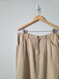 Vintage Eddie Bauer Linen Skirt (L)