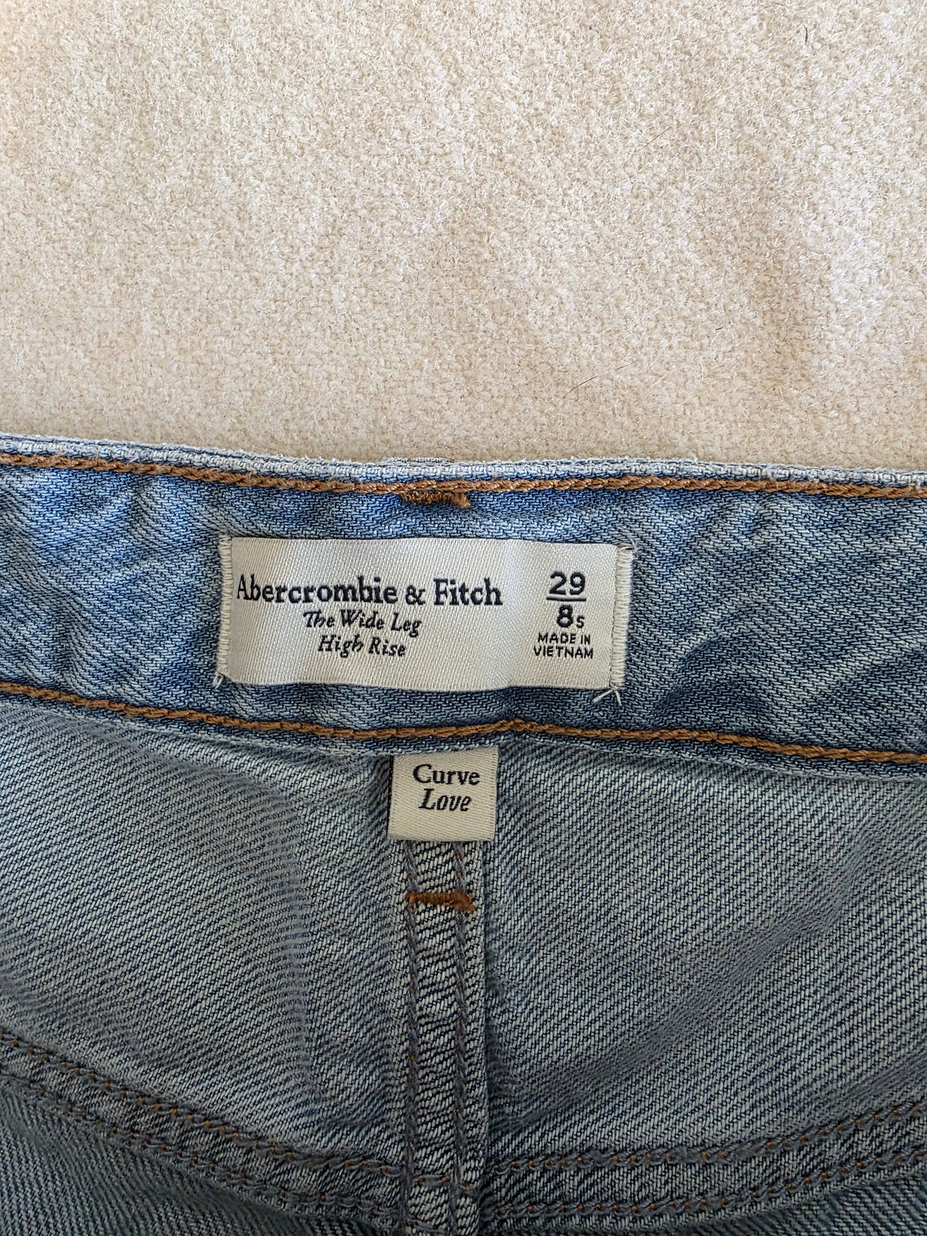 Abercrombie Wide Leg Jeans (29/8)