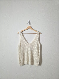 NEW Marine Layer Crochet Tank (M)