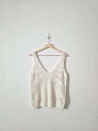 NEW Marine Layer Crochet Tank (M)