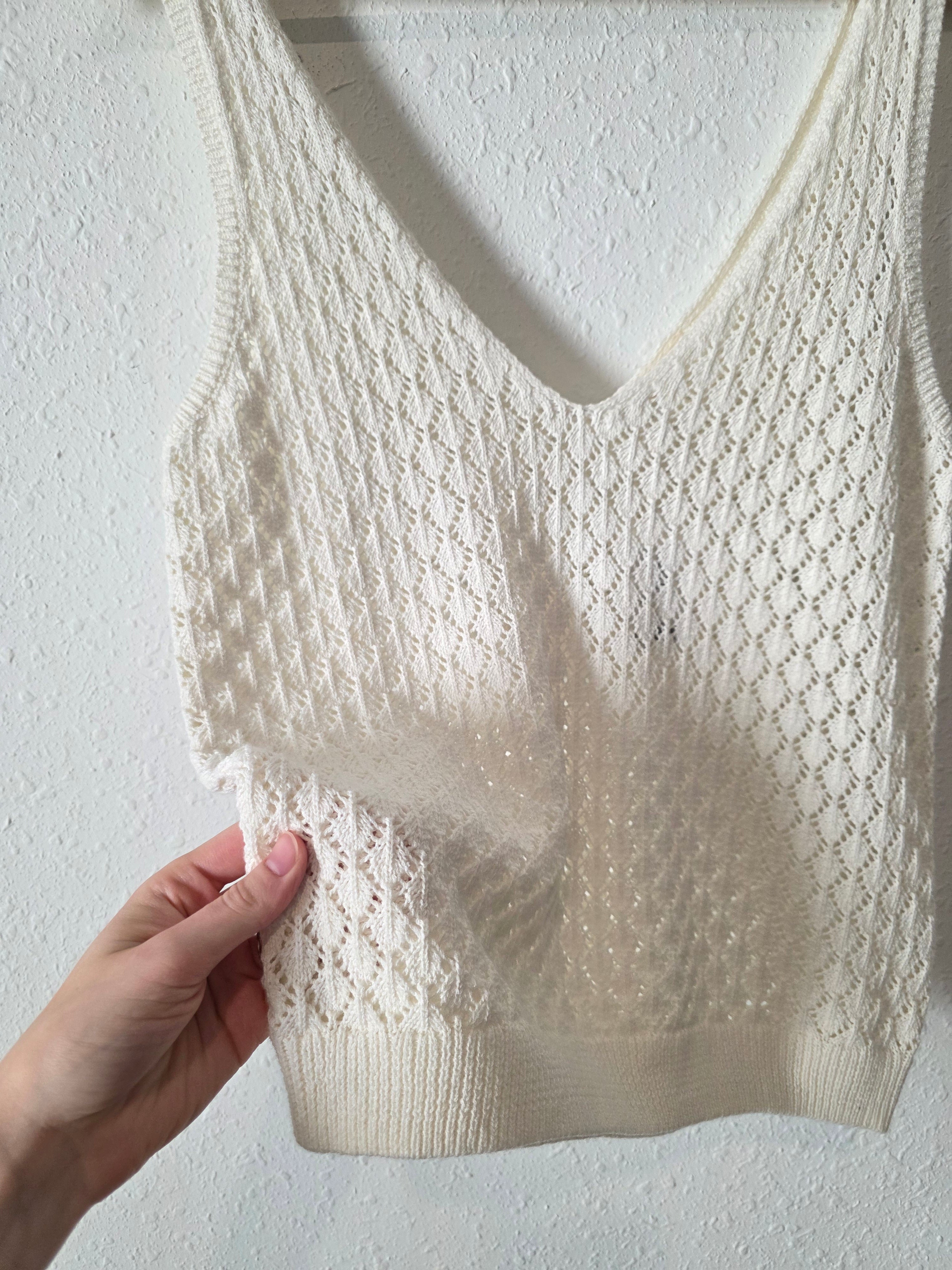 NEW Marine Layer Crochet Tank (M)