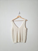 NEW Marine Layer Crochet Tank (M)