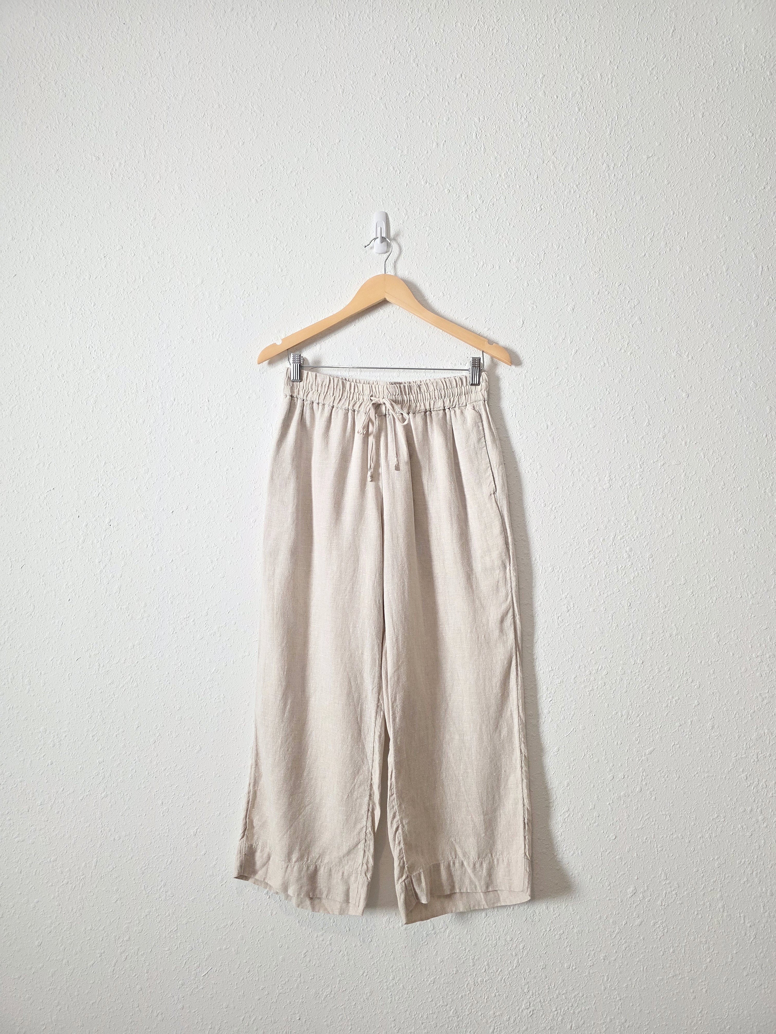 J.Crew Wide Leg Linen Pants (XS/S)