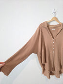 Cotton Gauze Oversized Top (L)