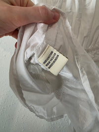 White Smocked Cotton Top (XL)