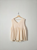 Hayden Cream Textured Tank (2X)