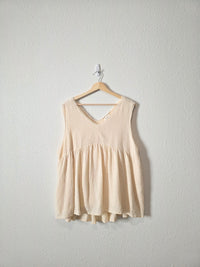 Hayden Cream Textured Tank (2X)