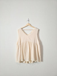 Hayden Cream Textured Tank (2X)