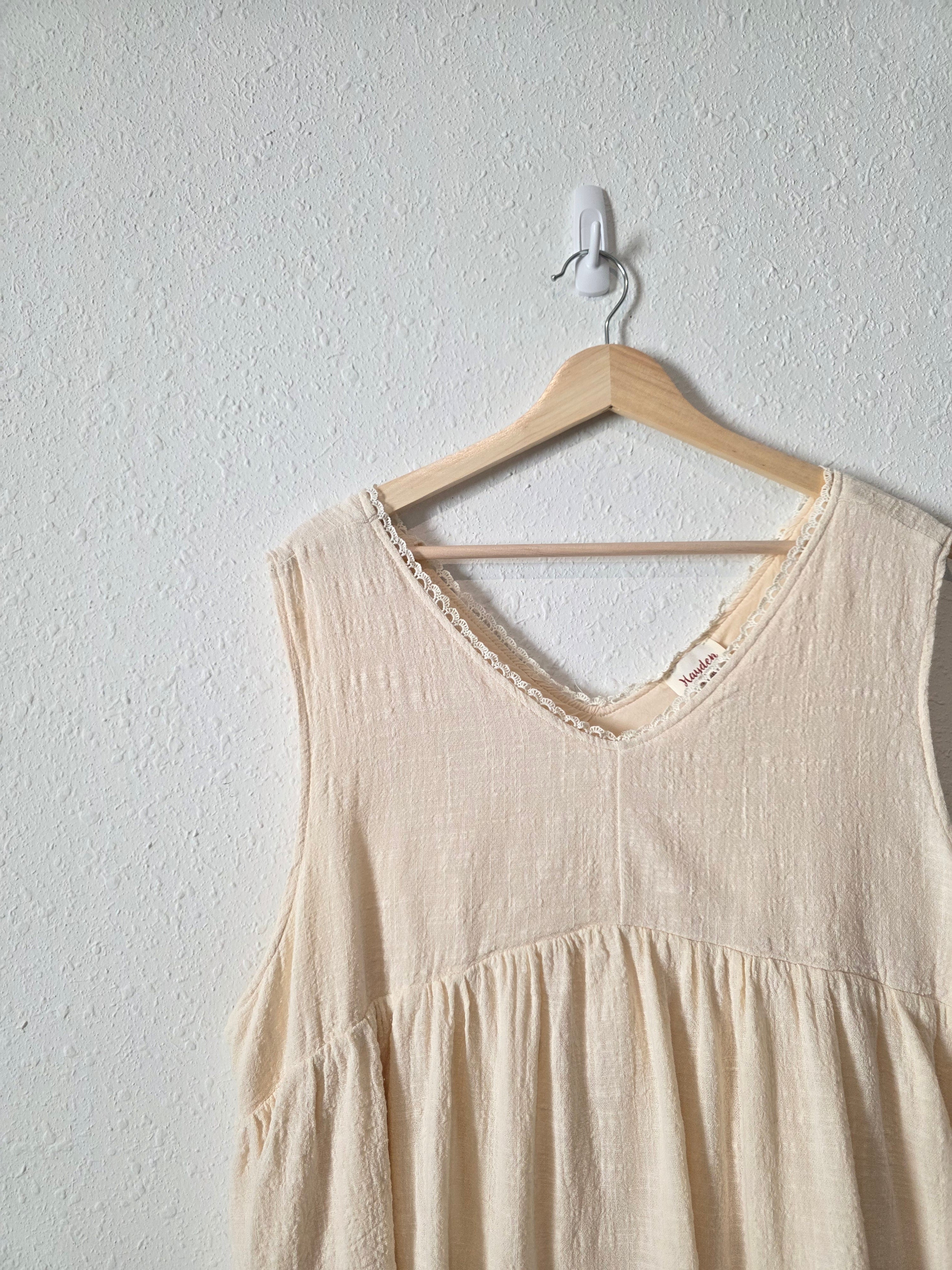 Hayden Cream Textured Tank (2X)